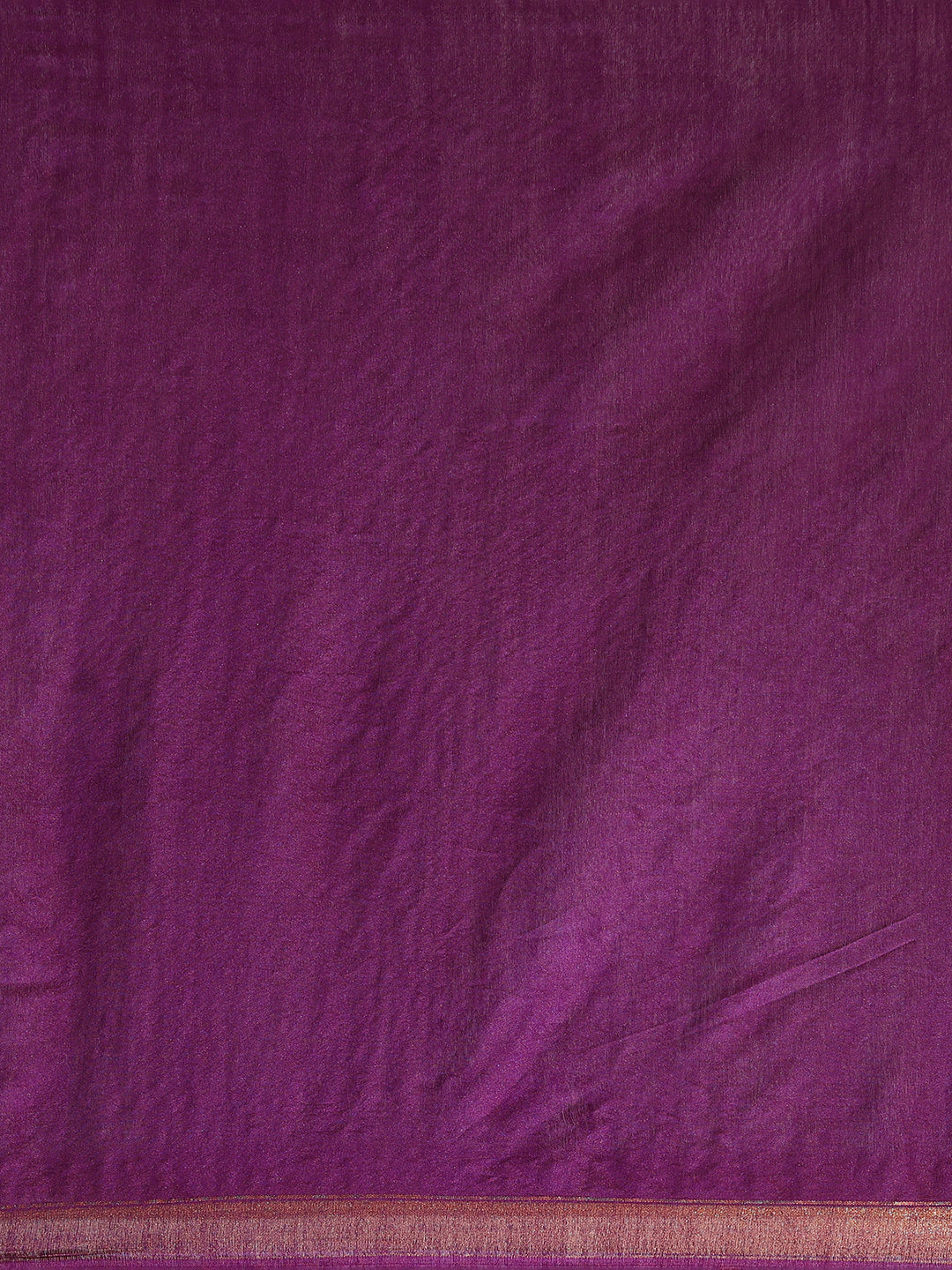 Purple Kosa Silk Saree with zari interlacing