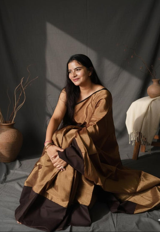 Chanderi Tissue Saree