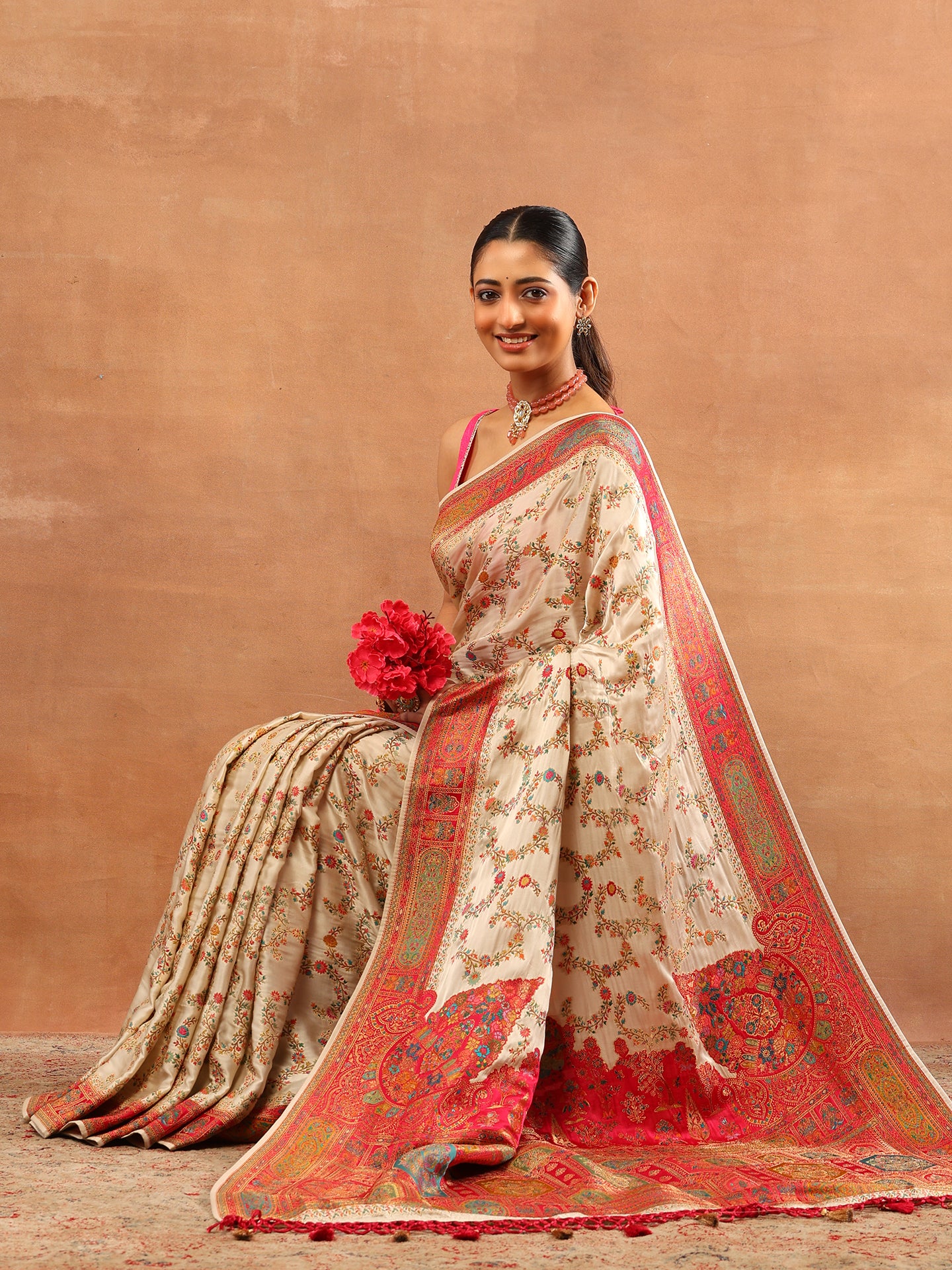Meenakari Saree