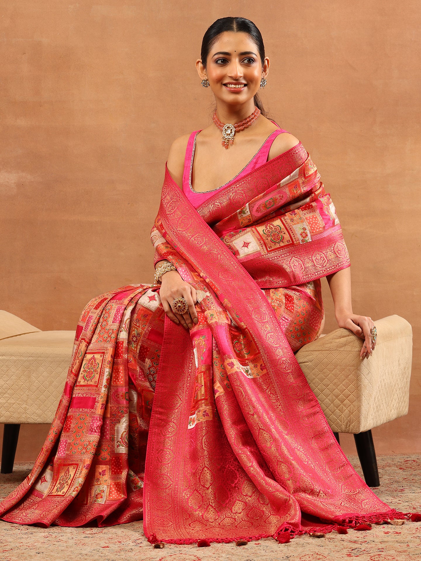 Meenakari Banarasi Saree