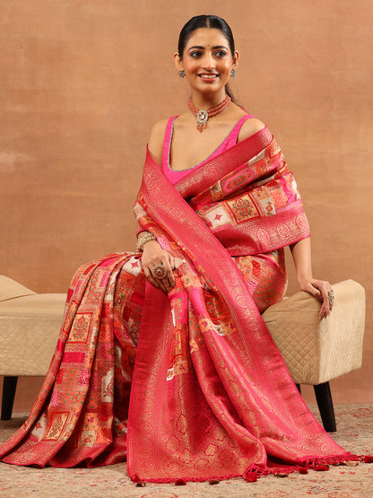 Meenakari Banarasi Saree