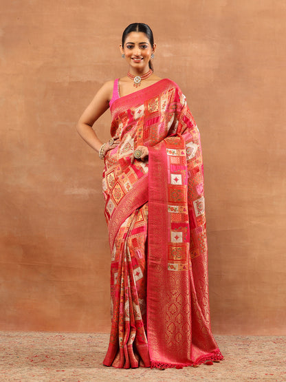 Meenakari Banarasi Saree