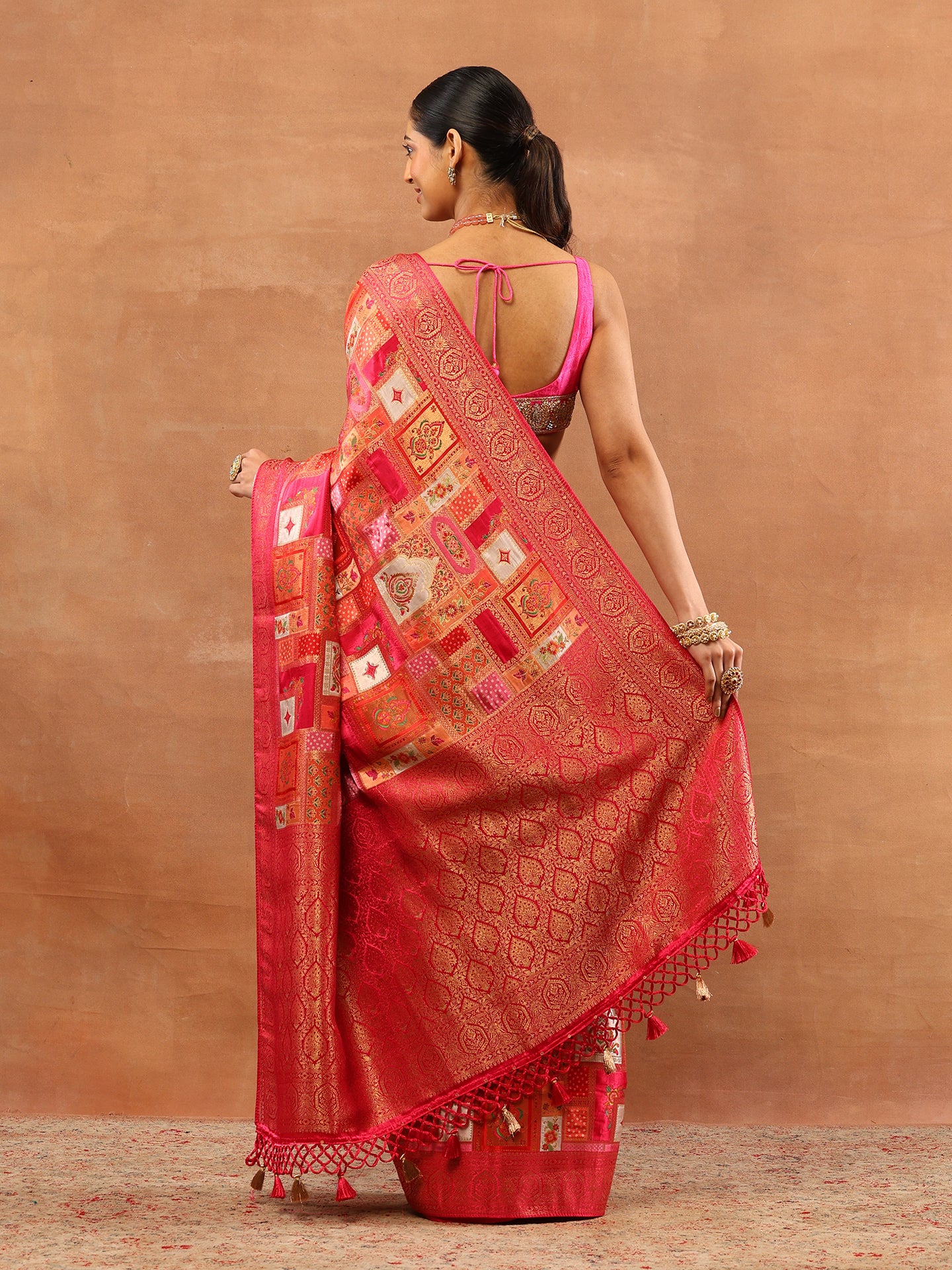 Meenakari Banarasi Saree