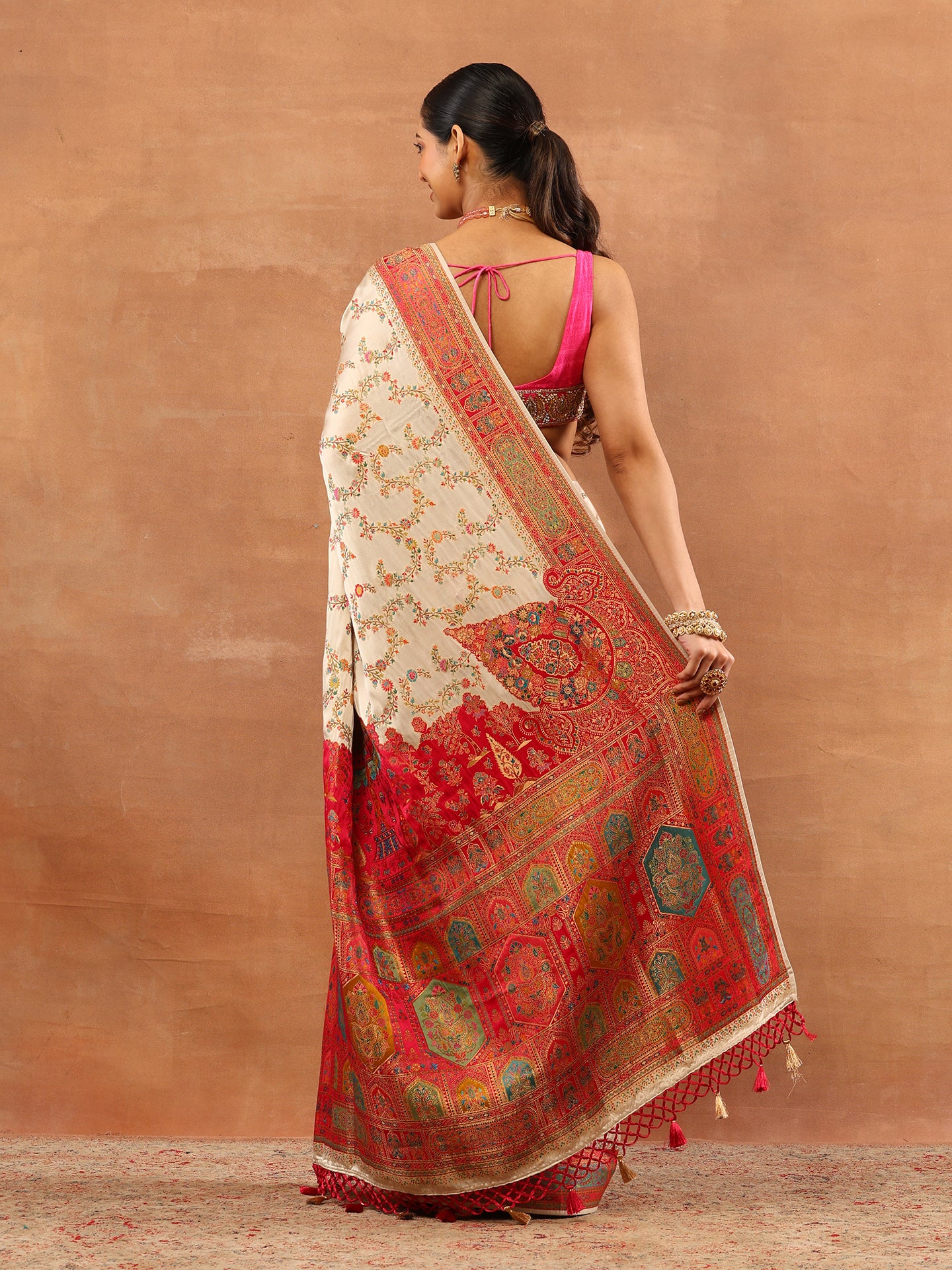 Meenakari Saree