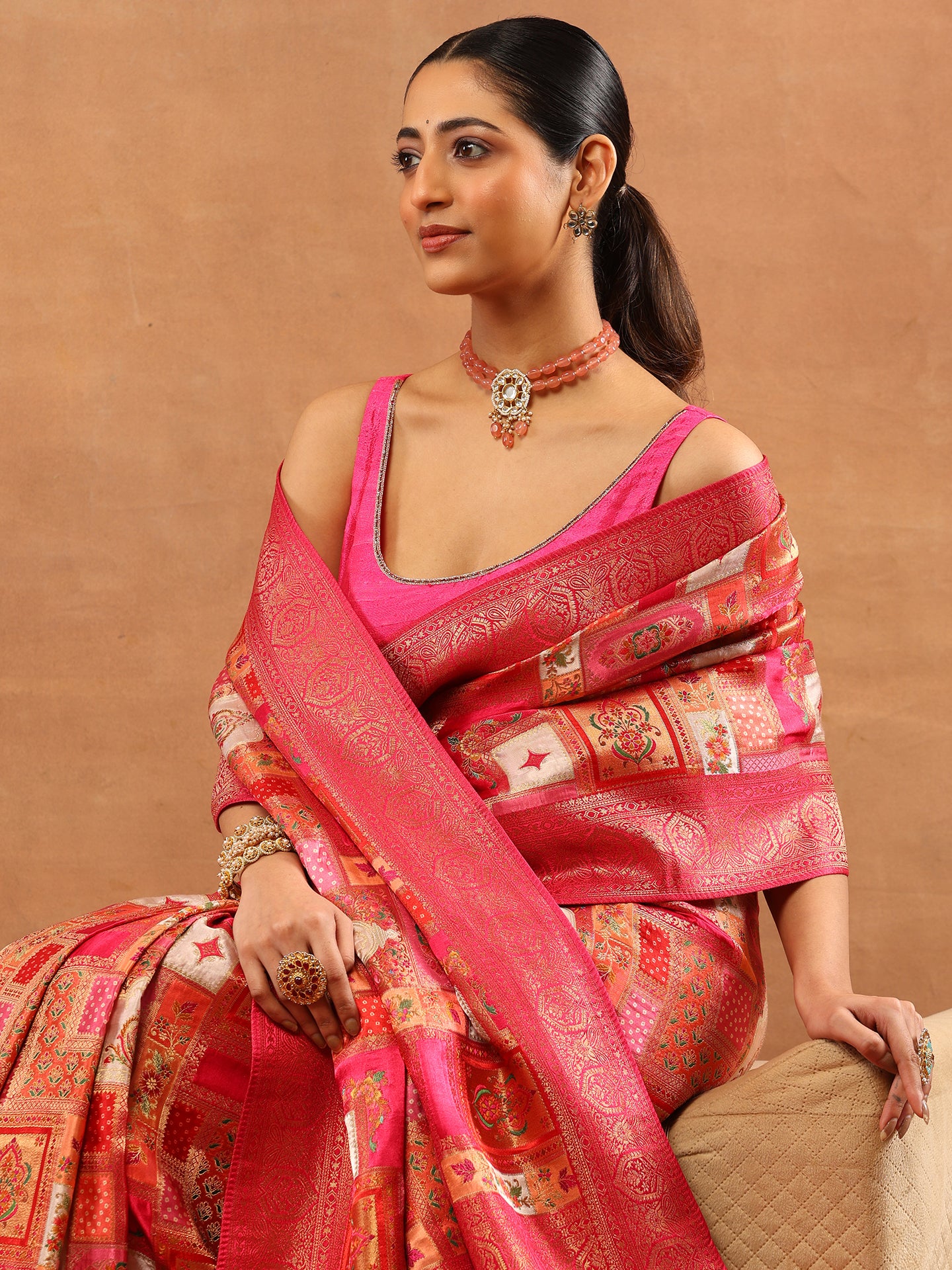 Meenakari Banarasi Saree