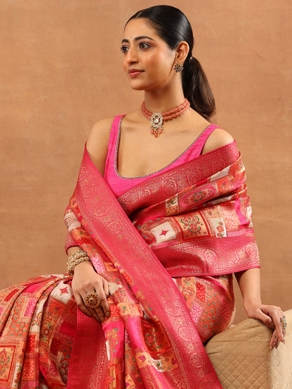 Meenakari Banarasi Saree