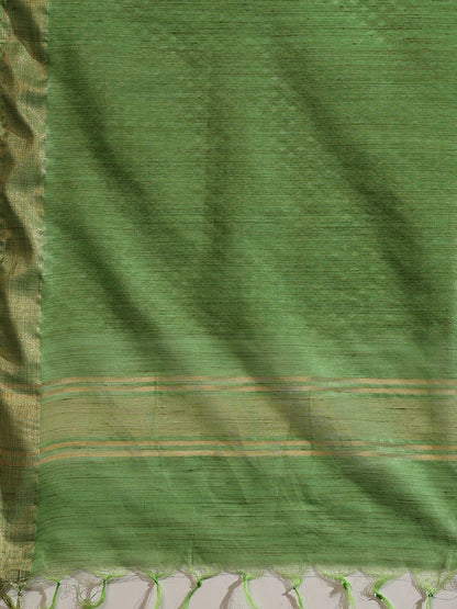 Sage Green Eri Silk saree