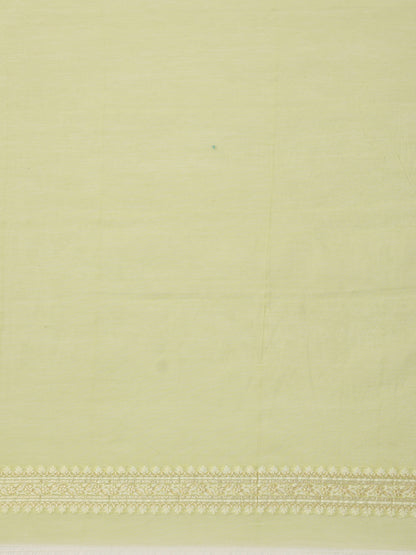 Mint Green Cotton Jamdani Saree