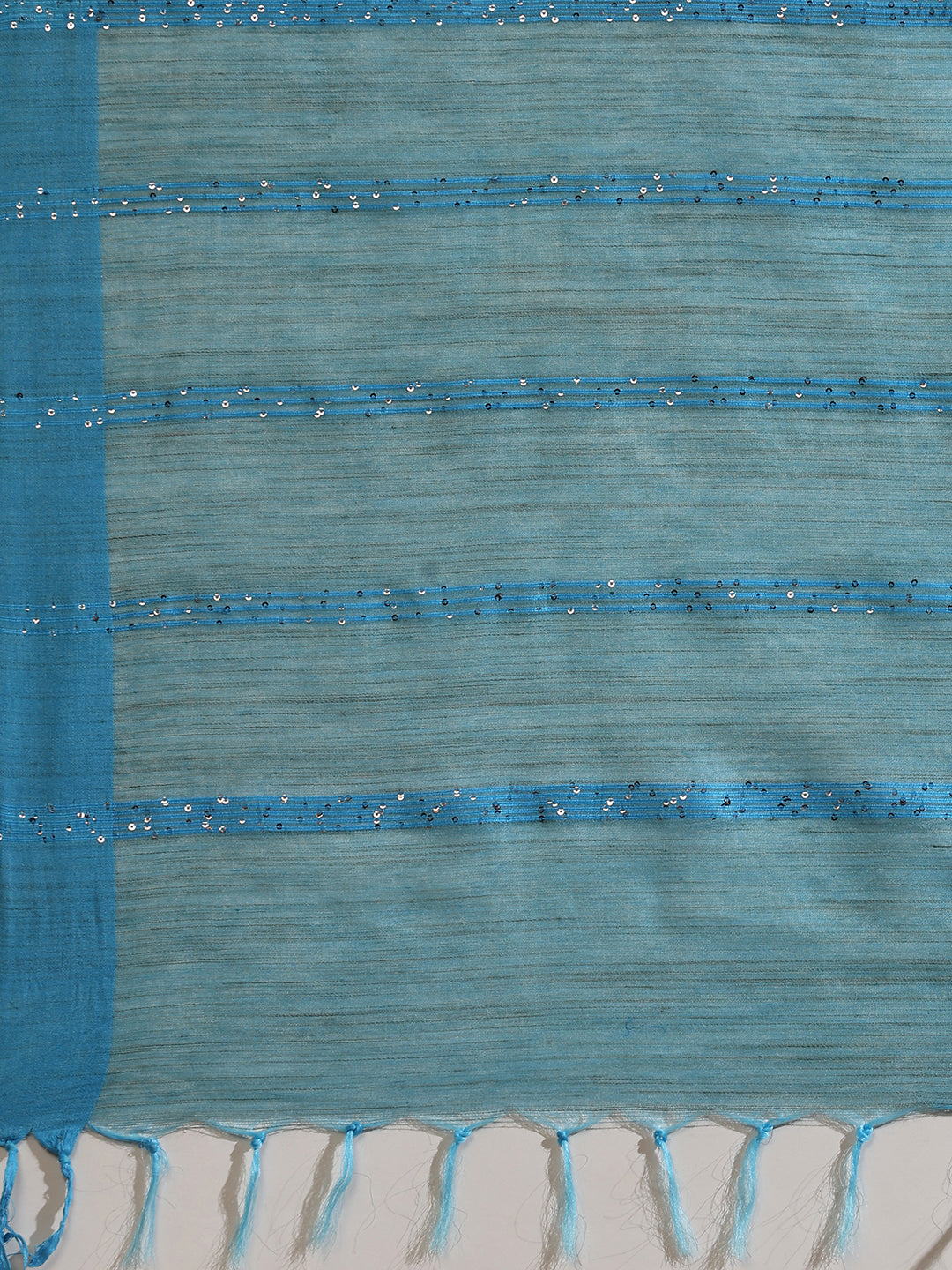 Blue Muga Cotton Saree