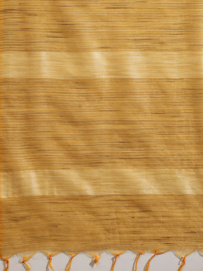 Phalechar Musturd Silk with Needle Art