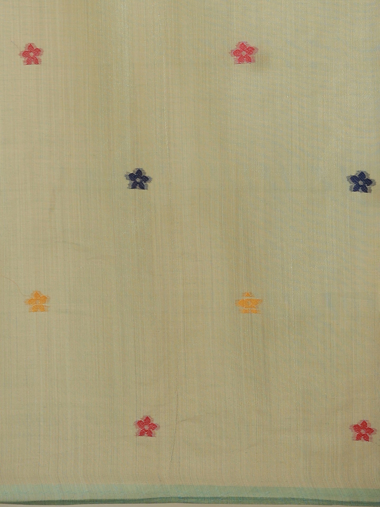 Sage Green Muga Silk Saree