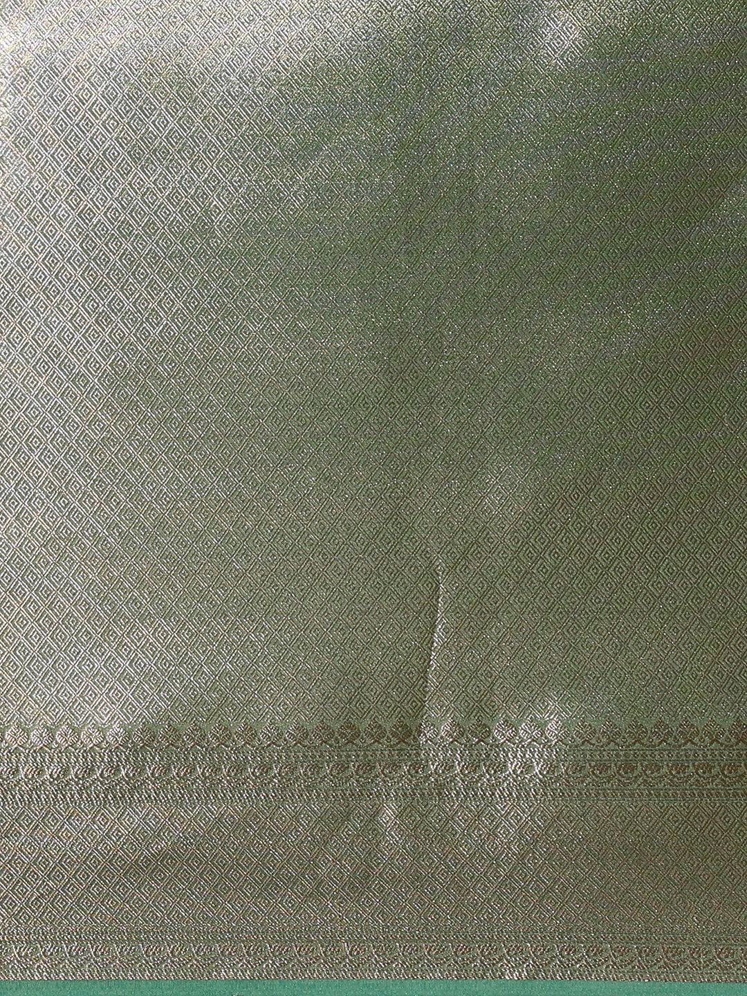 Mint Green Banarasi Tissue Saree