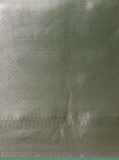 Mint Green Banarasi Tissue Saree