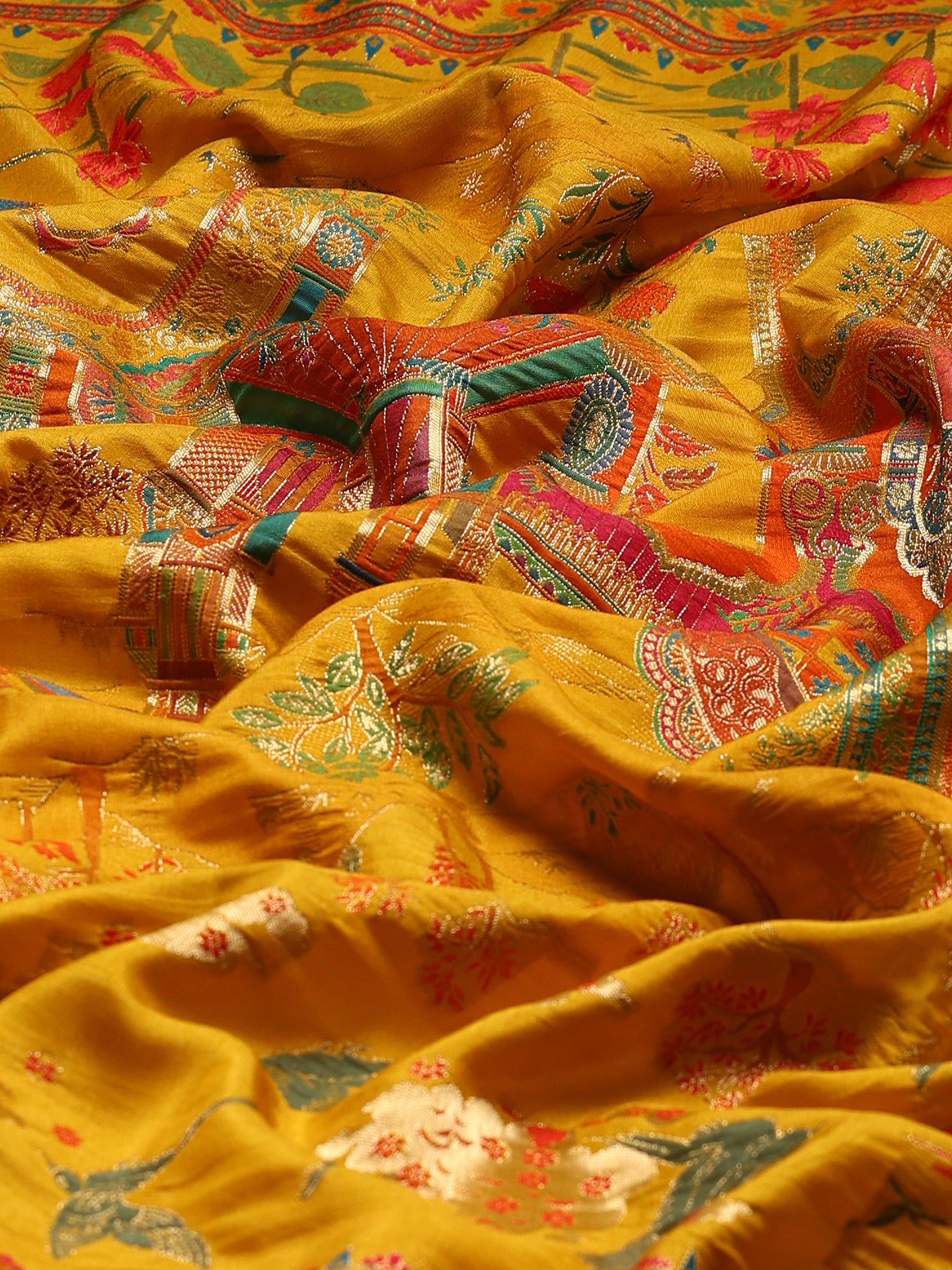 Meenakari Saree