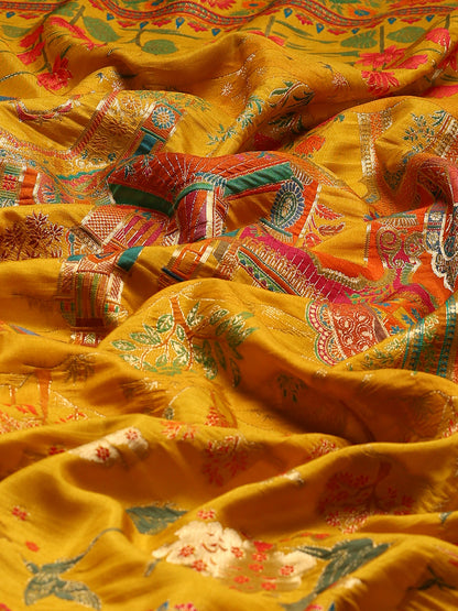 Meenakari Saree
