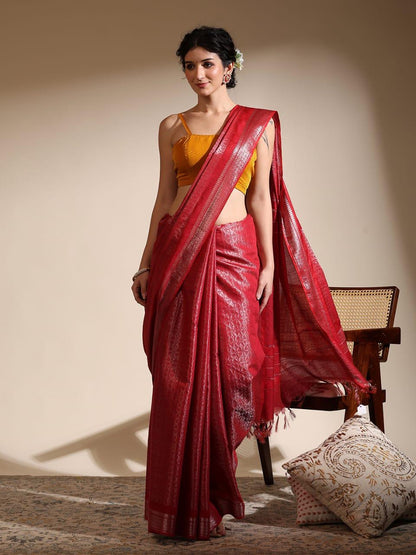 Phalechar silk with water zari
