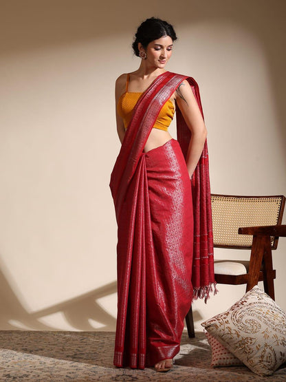 Phalechar silk with water zari