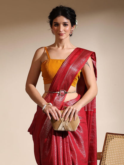 Phalechar silk with water zari
