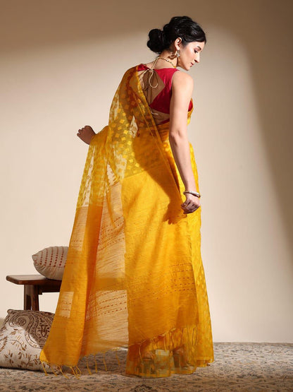 Organza silk saree